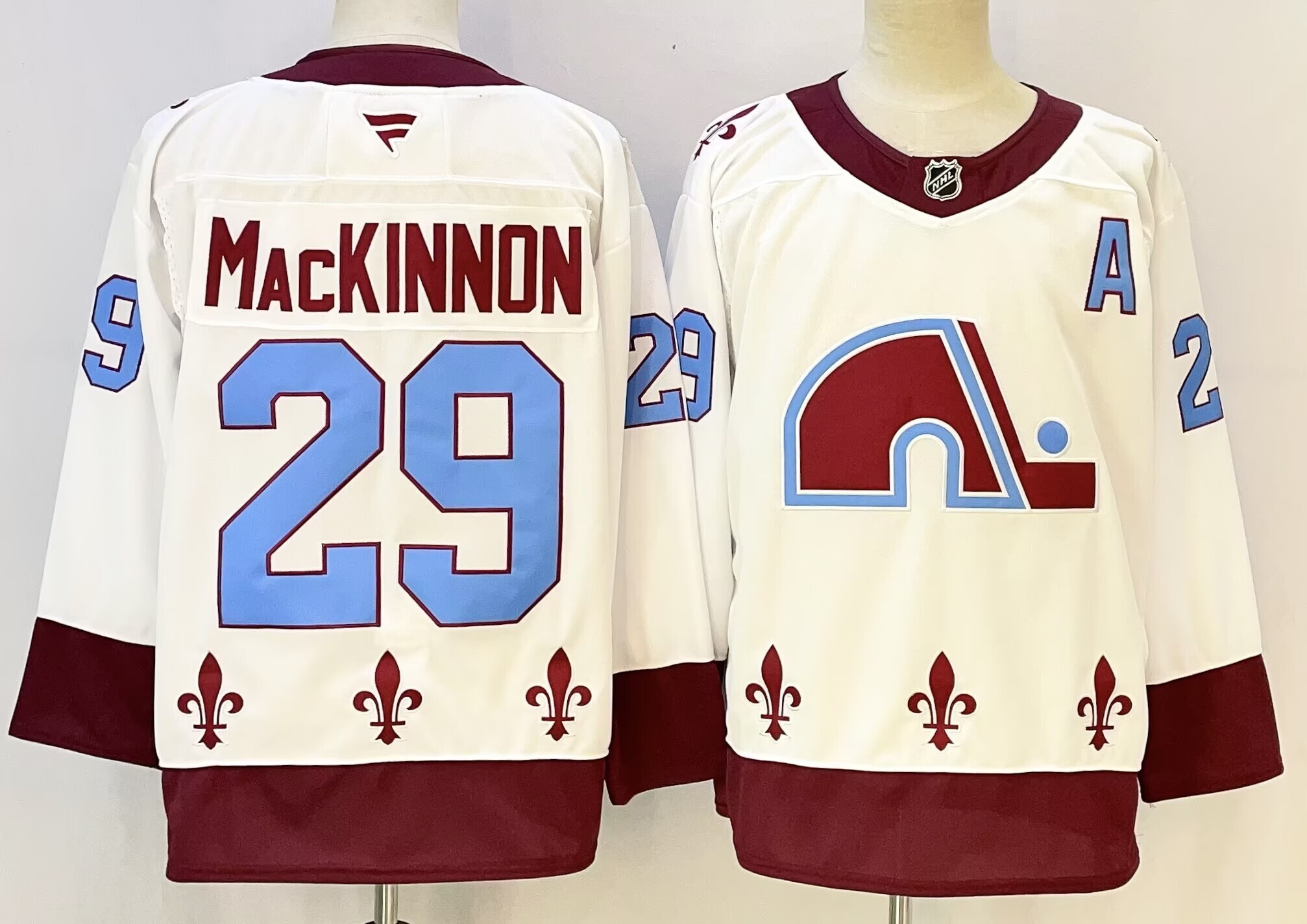 Men 2026 Colorado Avalanche #29 Mackinnon white NHL Jersey style 01->colorado avalanche->NHL Jersey
